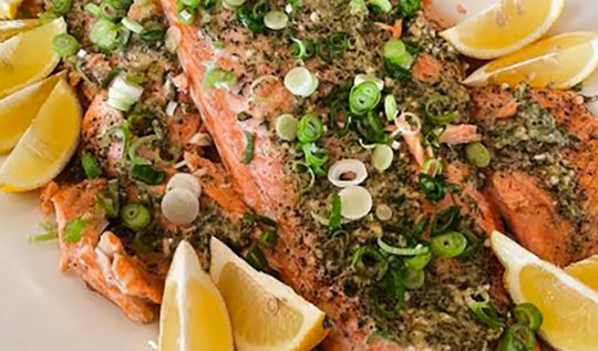 Mustard and Herb Crusted Salmon – Food Life Love