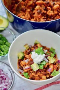 Low Calorie 3 Bean Turkey Chili – Food Life Love