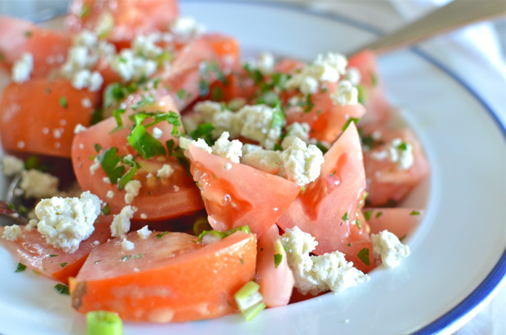 Tomato, Herb, and Blue Cheese Salad – Food Life Love