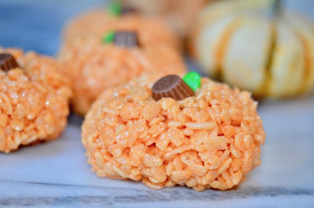 Pumpkin Rice Krispie Treats – Food Life Love