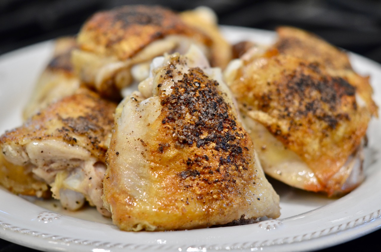 Chicken Thighs with Shallots and Creamy Mustard Sauce – Food Life Love