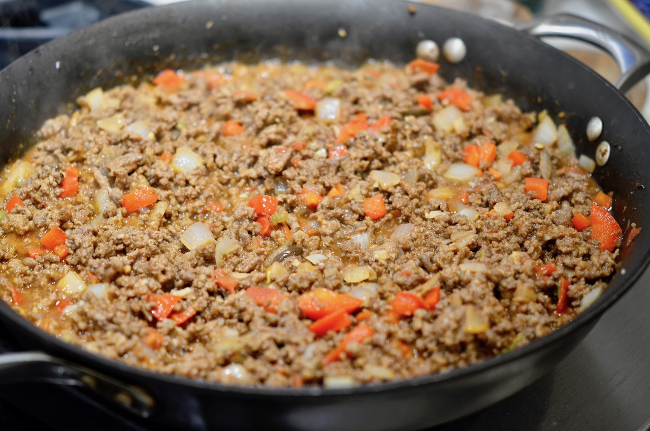 Picadillo Stuffed Sweet Potatoes with Smashed Avocado – Food Life Love